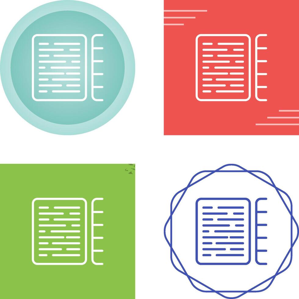 Document Indexing Vector Icon