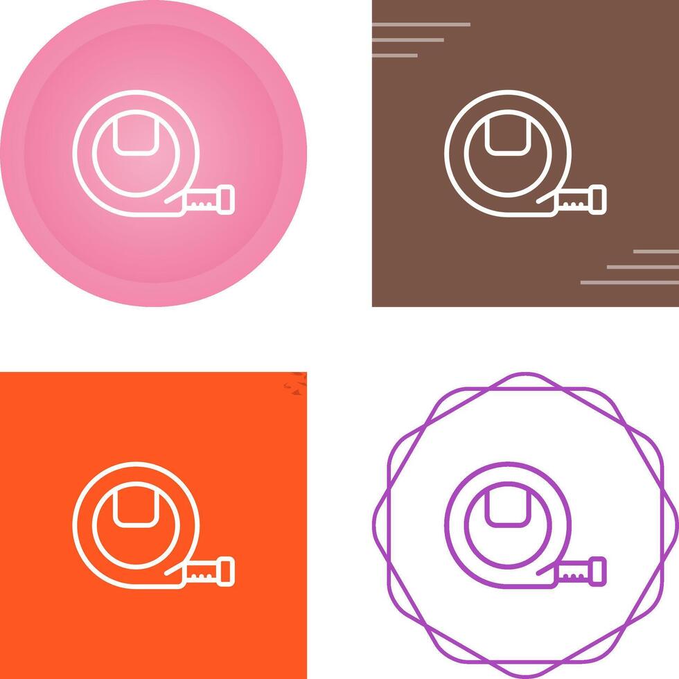 Electrician's Tape Measure Vector Icon