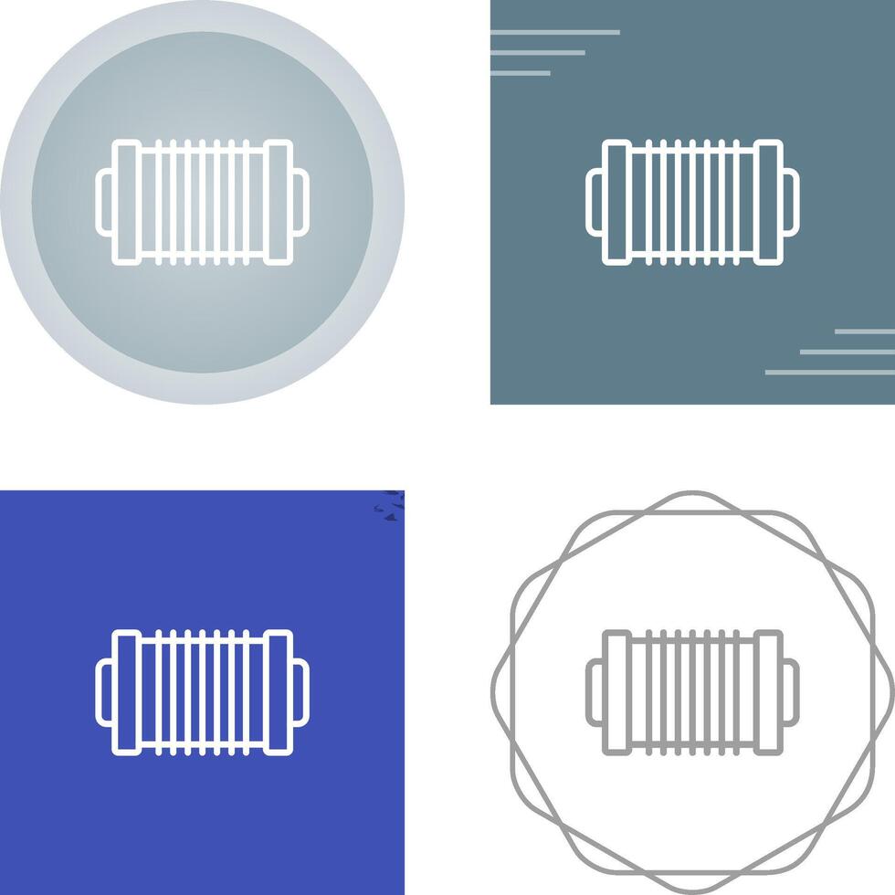 cable carrete rodillo vector icono