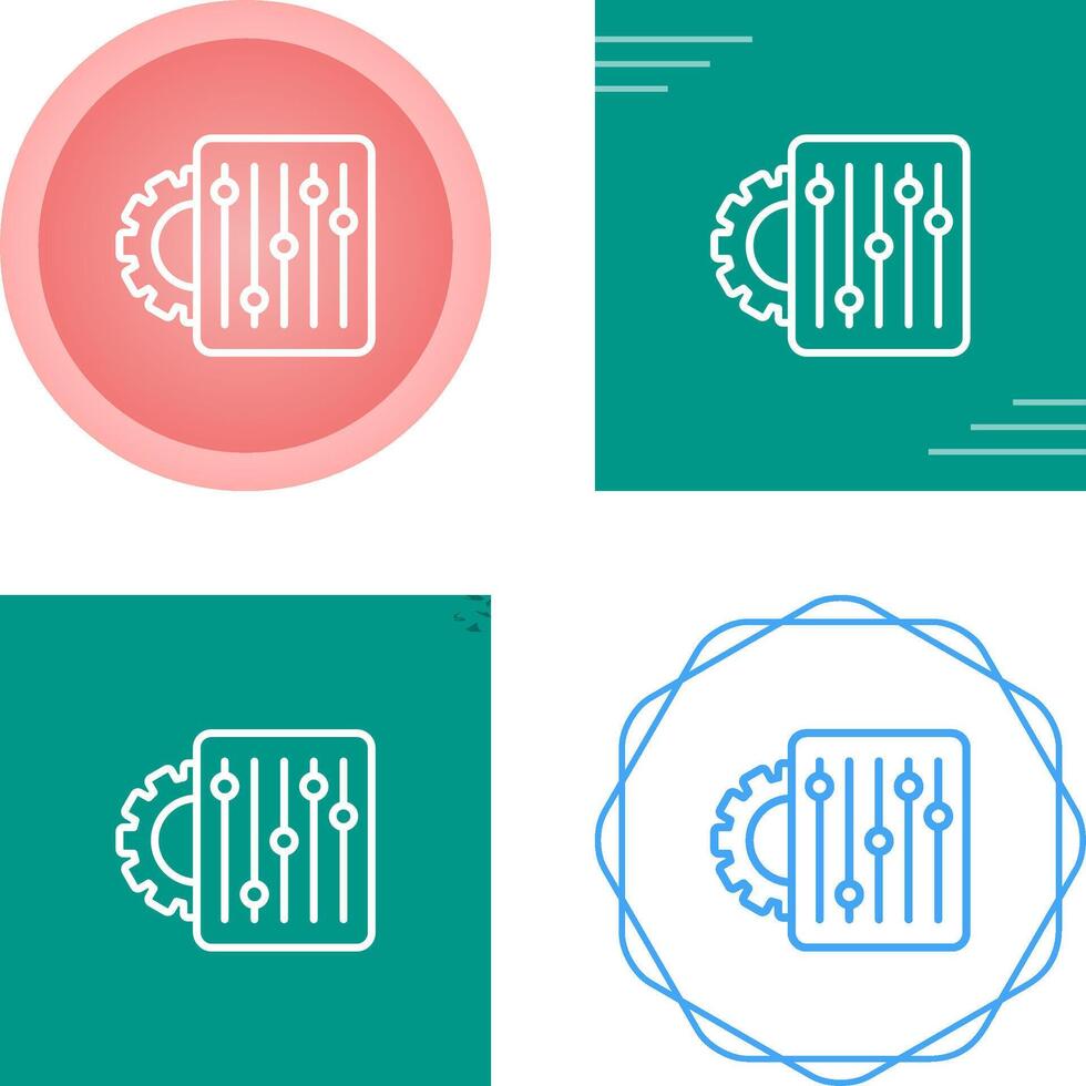 icono de vector de configuración