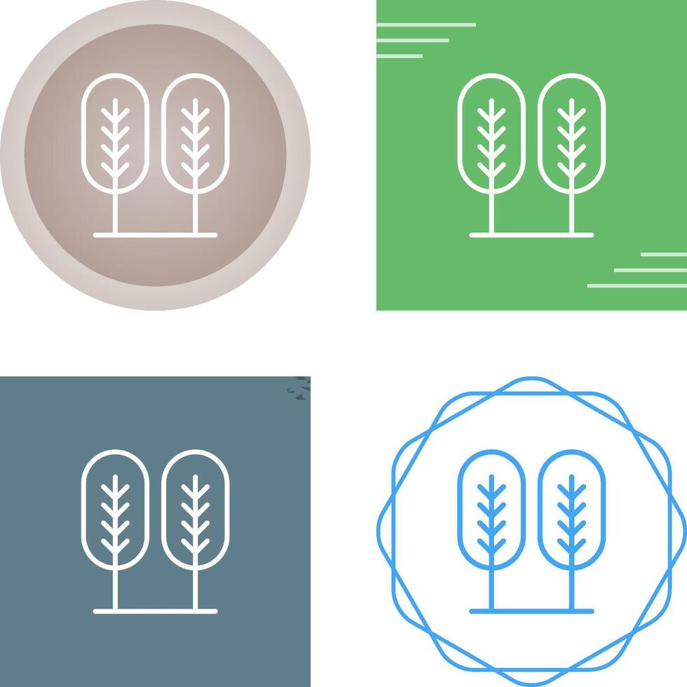 Birch tree Vector Icon