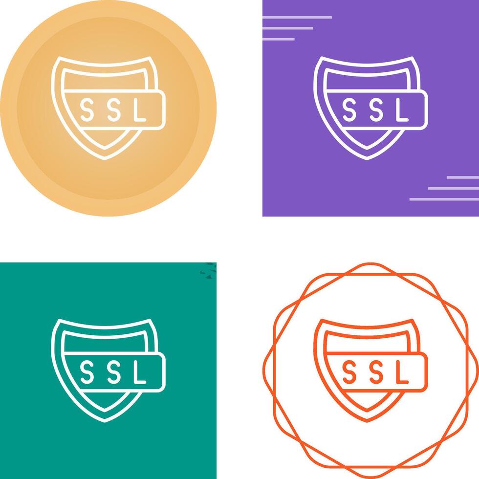 SSL Certificate Vector Icon
