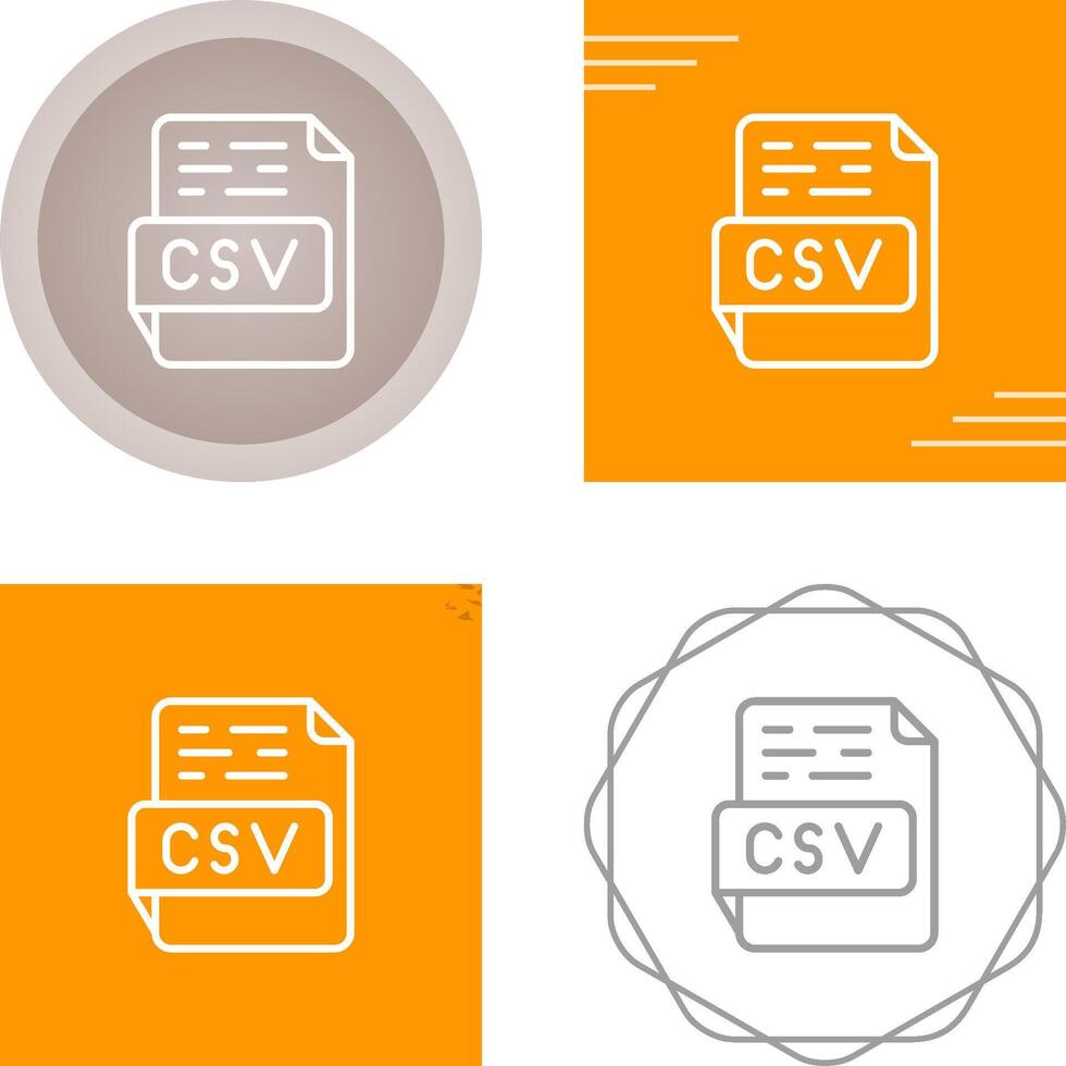 CSV Vector Icon
