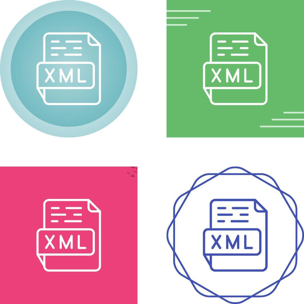 XML Vector Icon