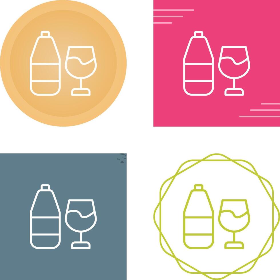 icono de vector de vino