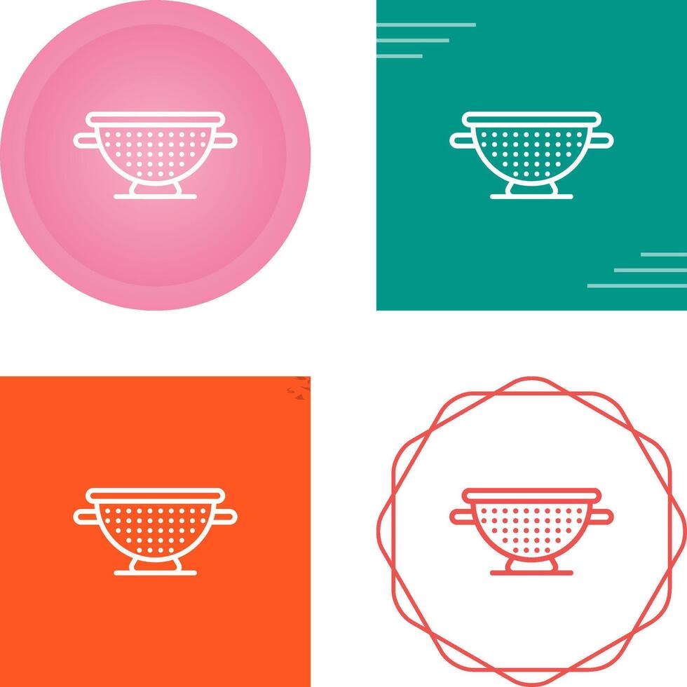 Colander Vector Icon