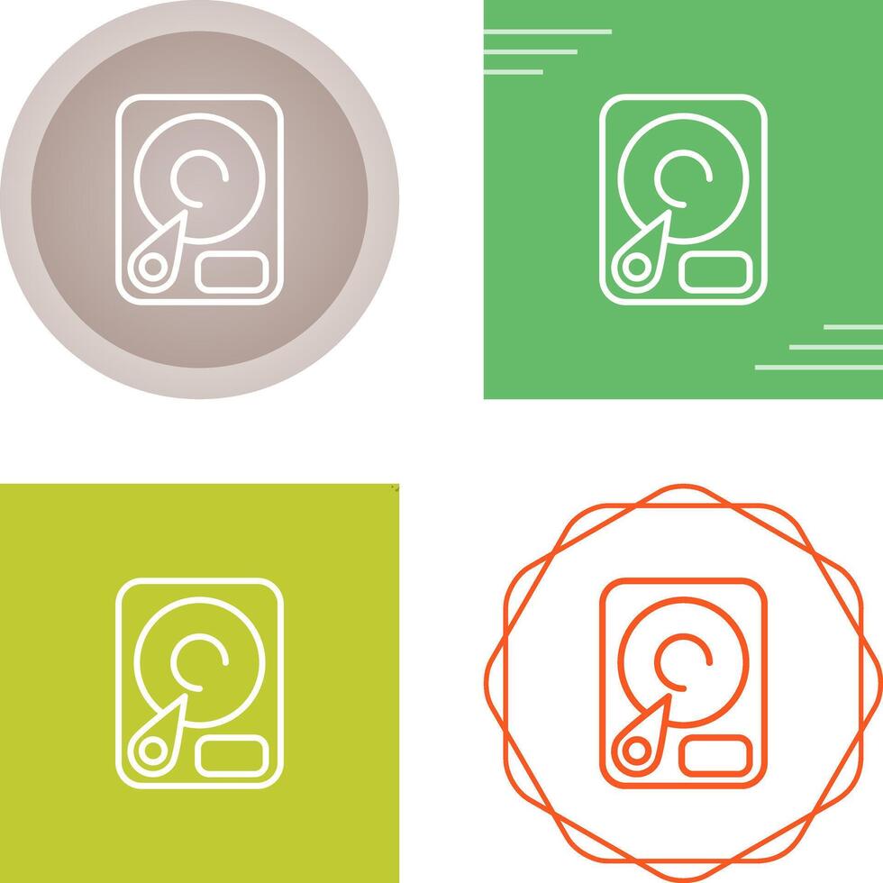 Hard Drive Vector Icon