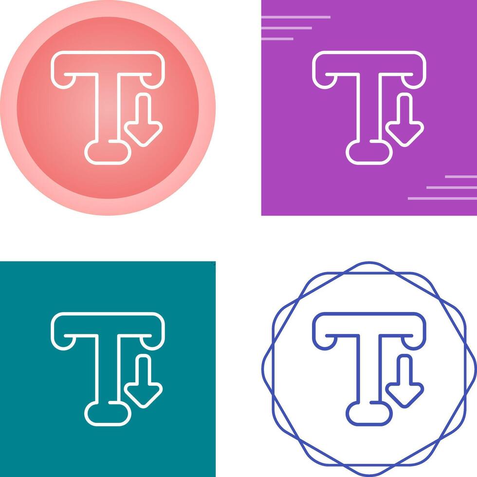 Typography Vector Icon