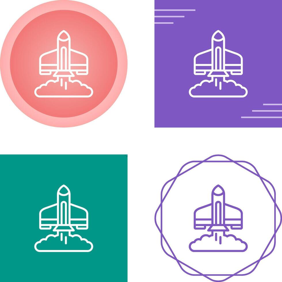 Rocket Launch Vector Icon