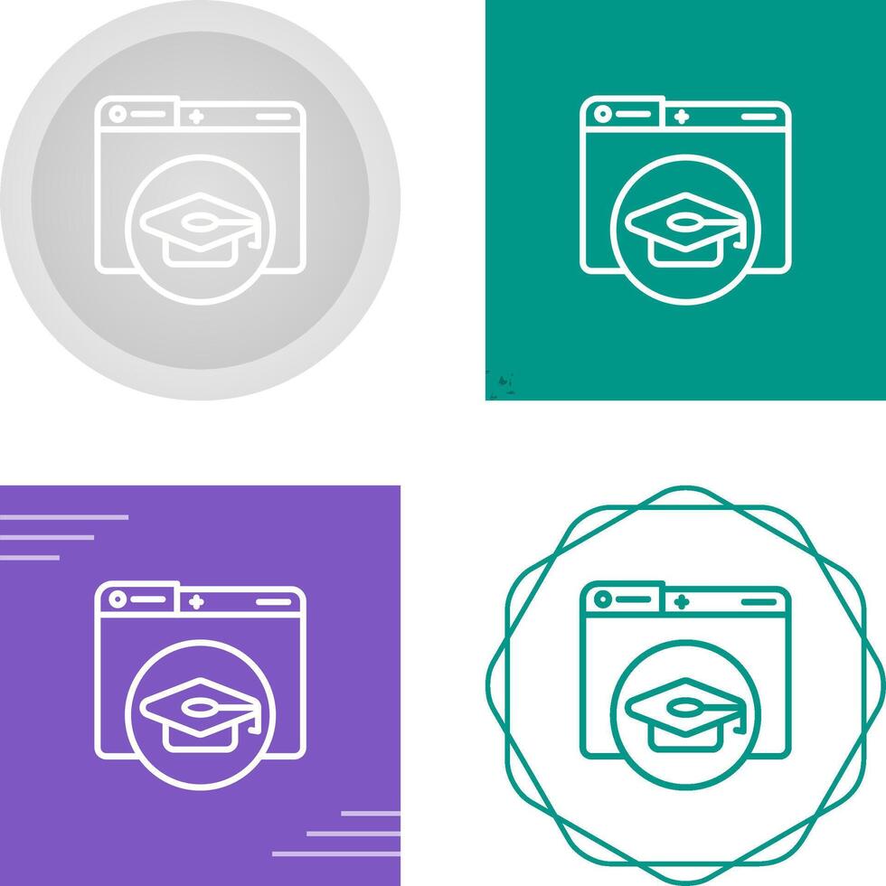 Online Education Vector Icon