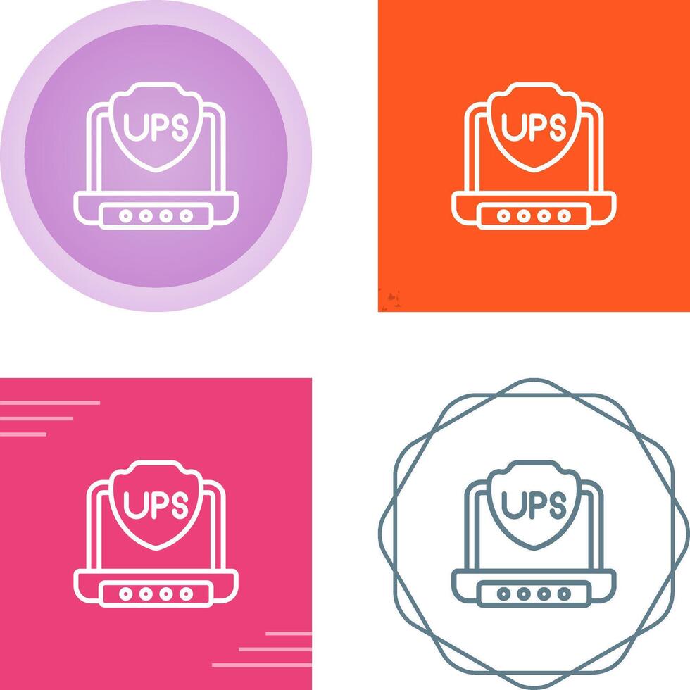 UPS vector icono