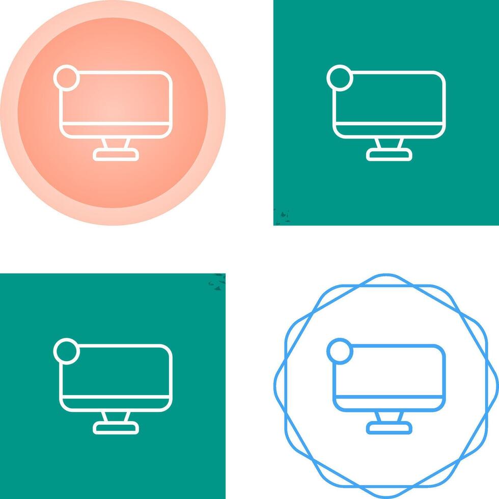 Monitor Vector Icon