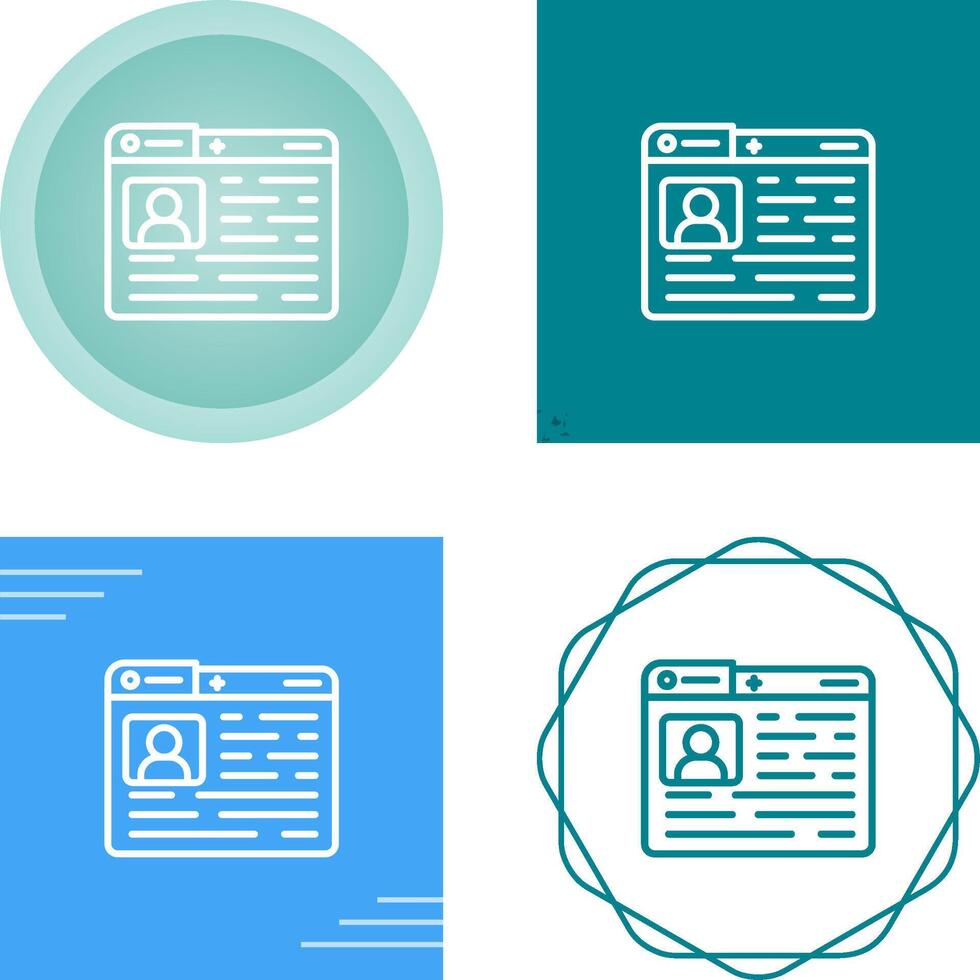 Profile Vector Icon