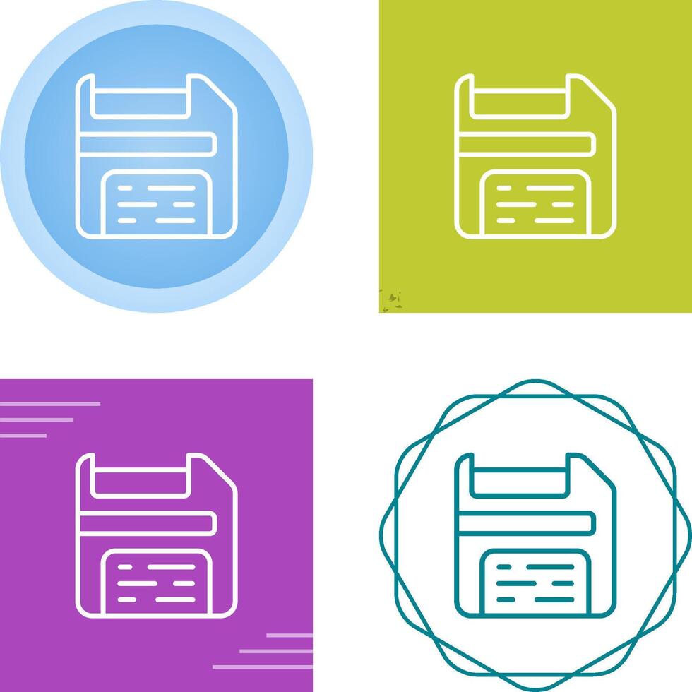 Floppy Disk Vector Icon
