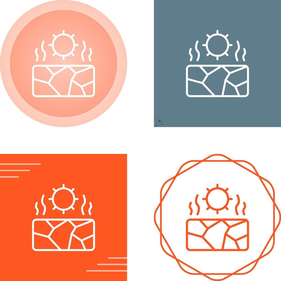 Drought Vector Icon