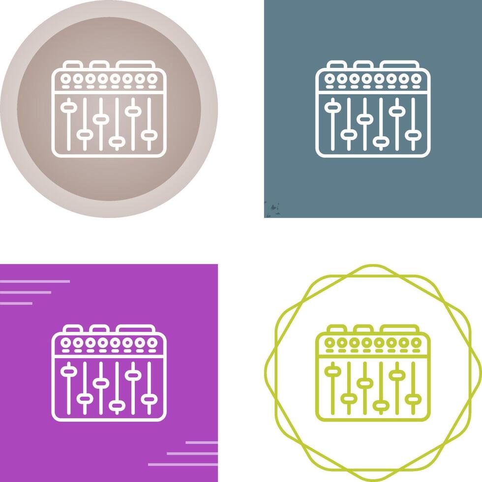 Sound Mixer Vector Icon