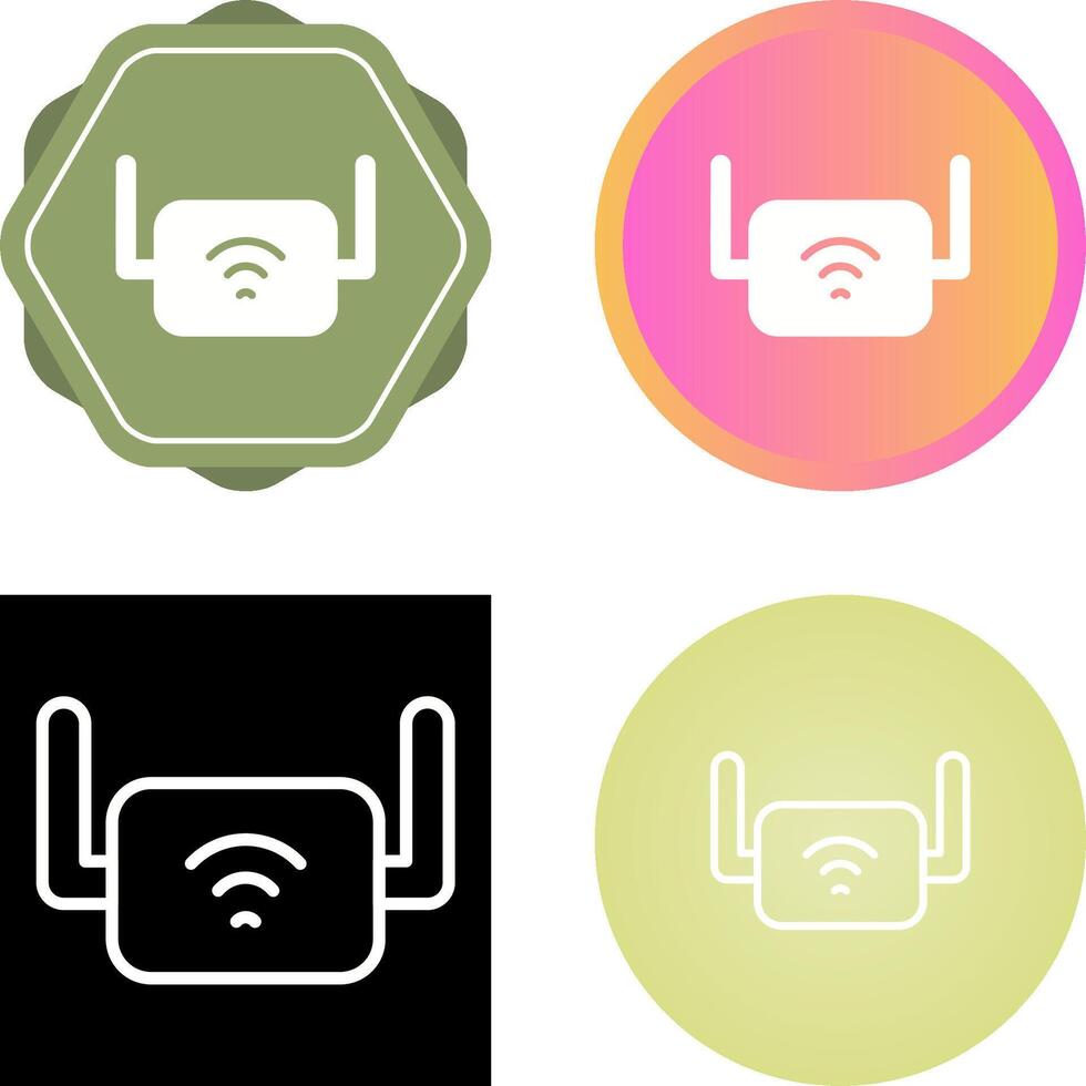 Wi-Fi Range Extender Vector Icon