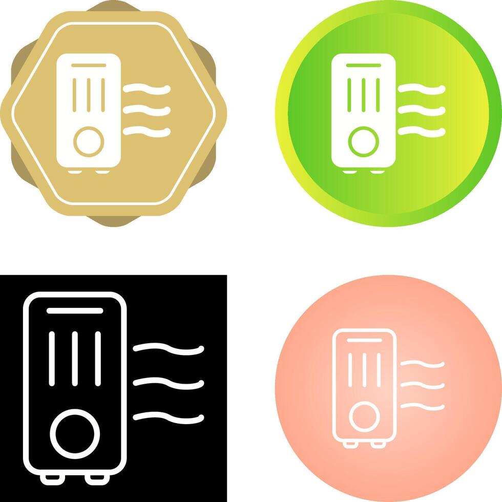 Portable Air Purifier Vector Icon