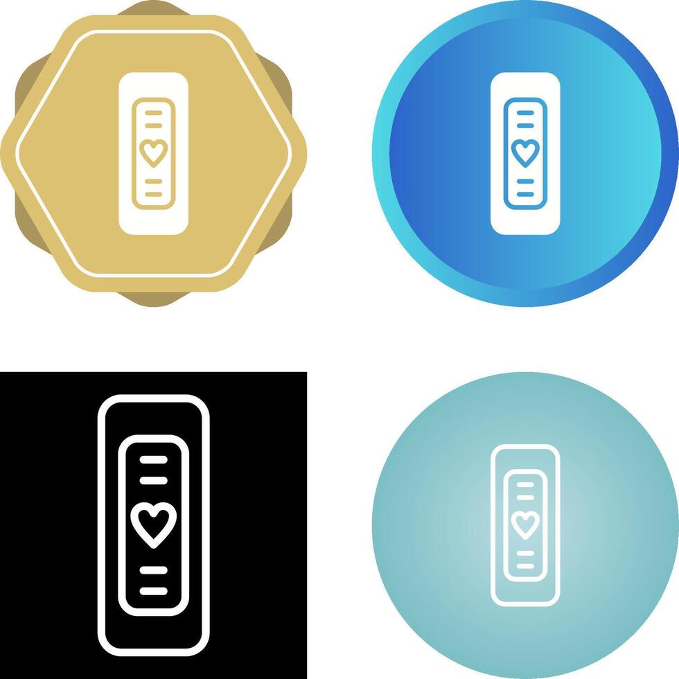 Fitness Smart Ring Vector Icon