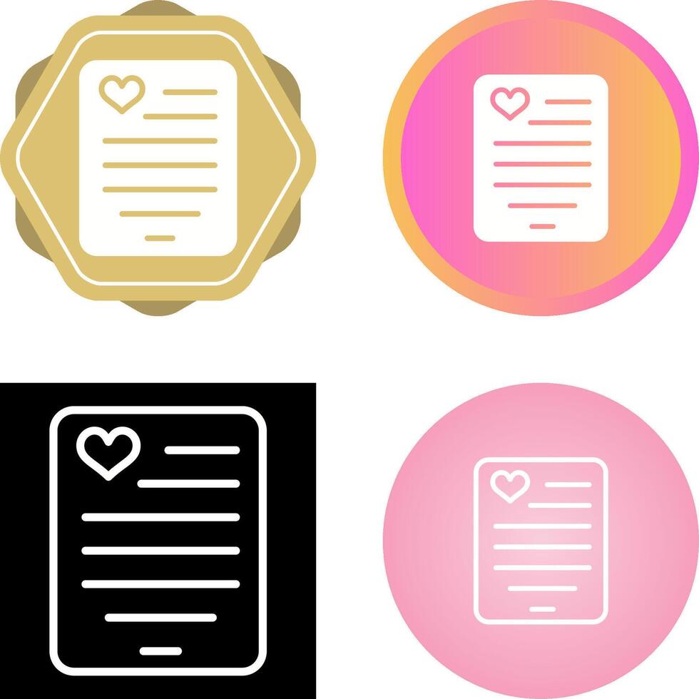 Poetry Vector Icon