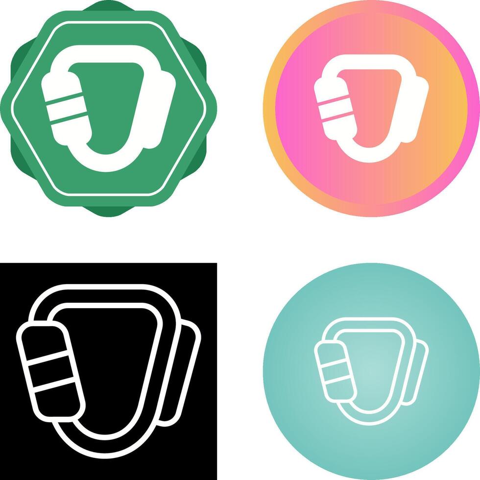 Carabiners Vector Icon