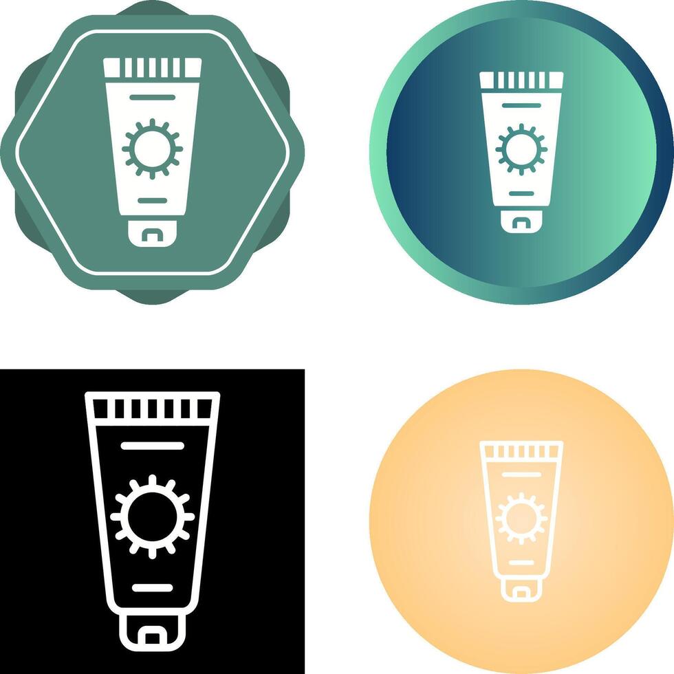Sunscreen Vector Icon