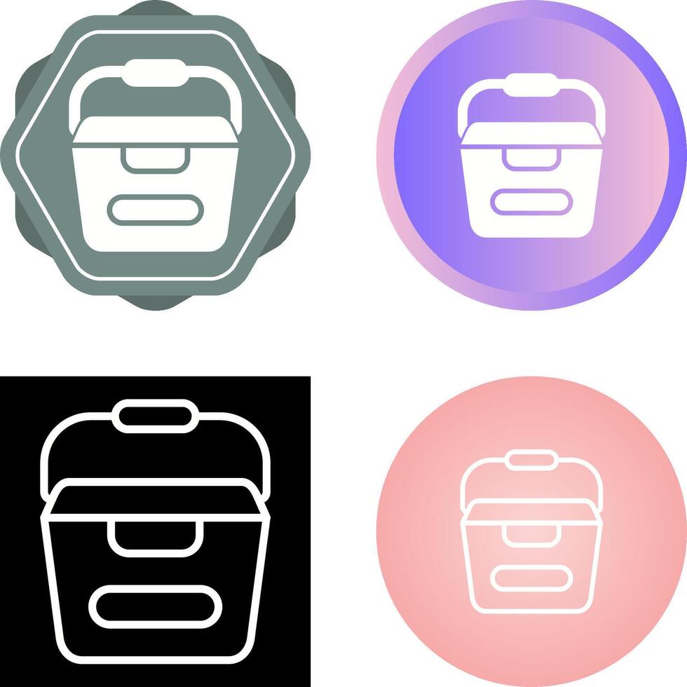 Portable water container Vector Icon
