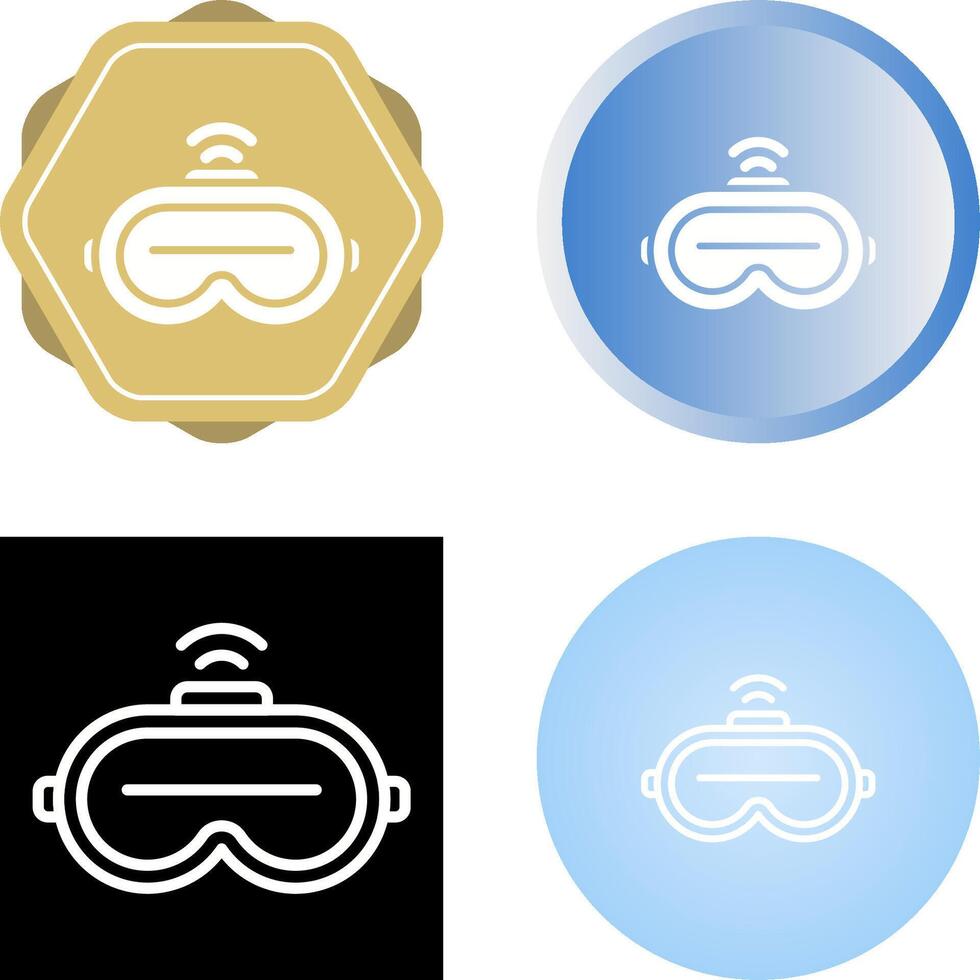 Augmented Reality Headset Vector Icon