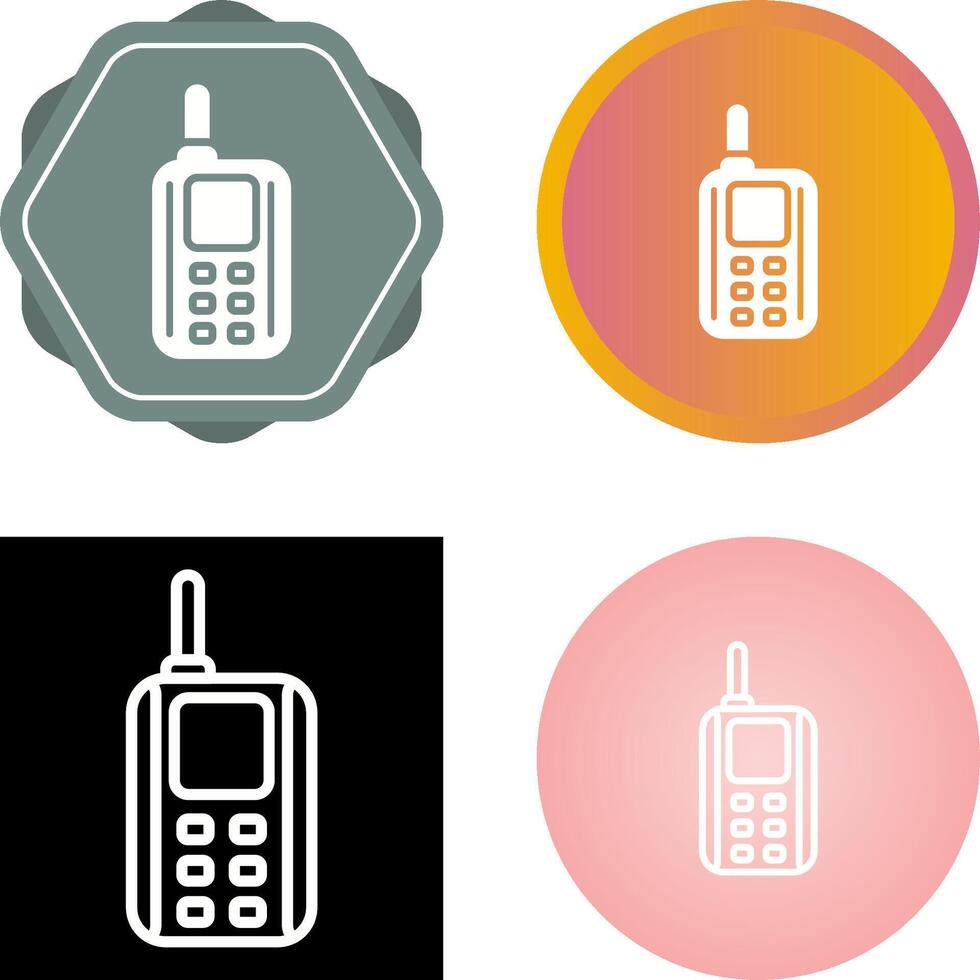 Walkie Talkie Vector Icon