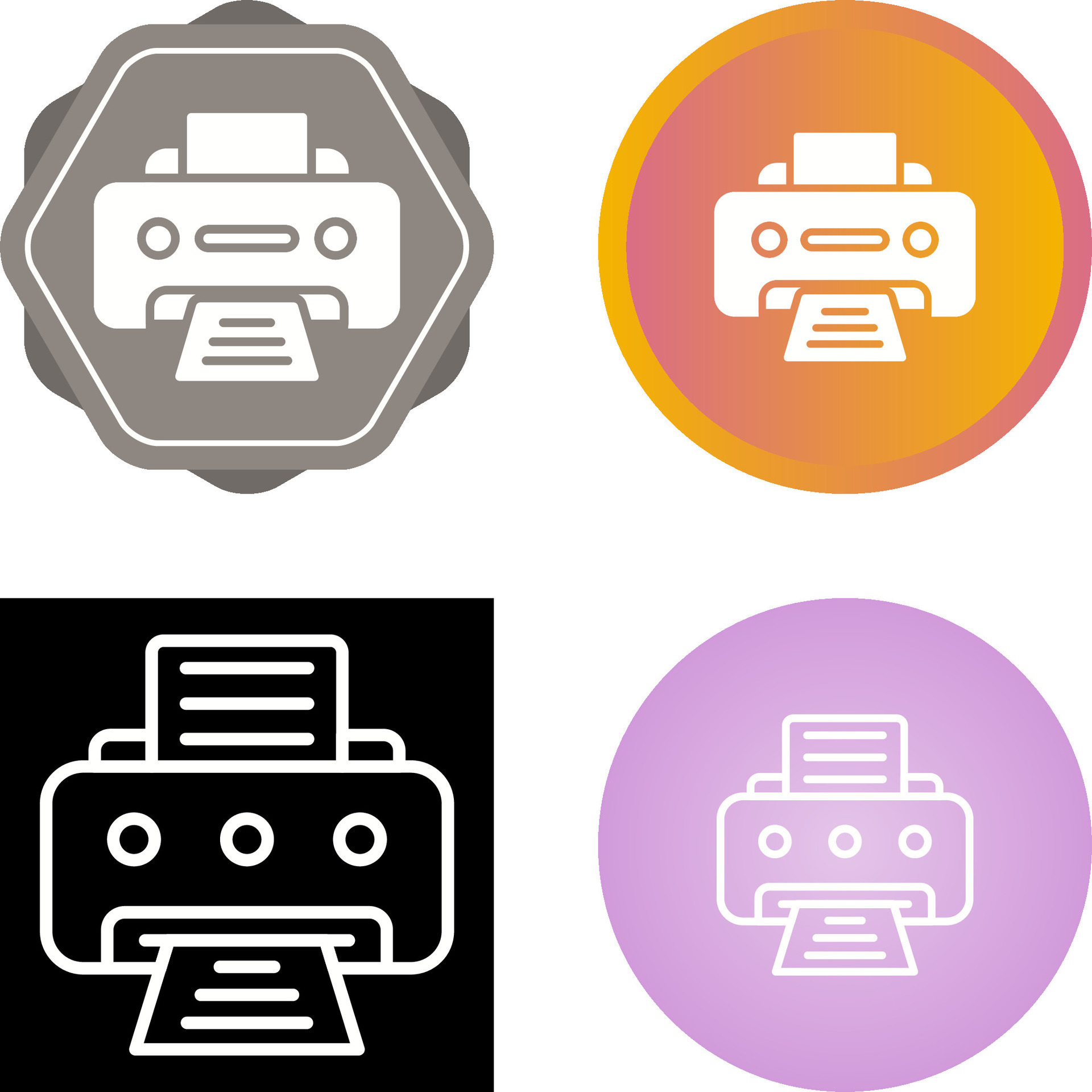 Printer Vector Icon 40772948 Vector Art at Vecteezy