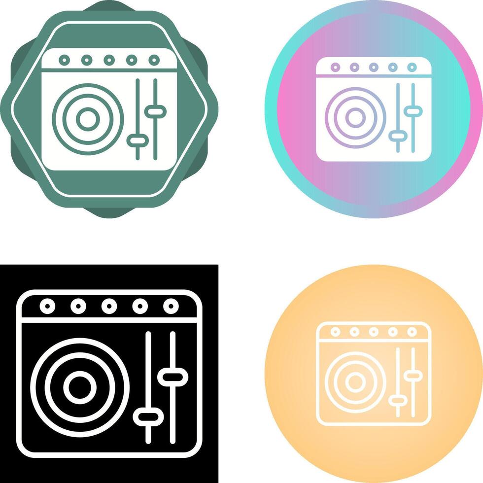 DJ Controller Vector Icon