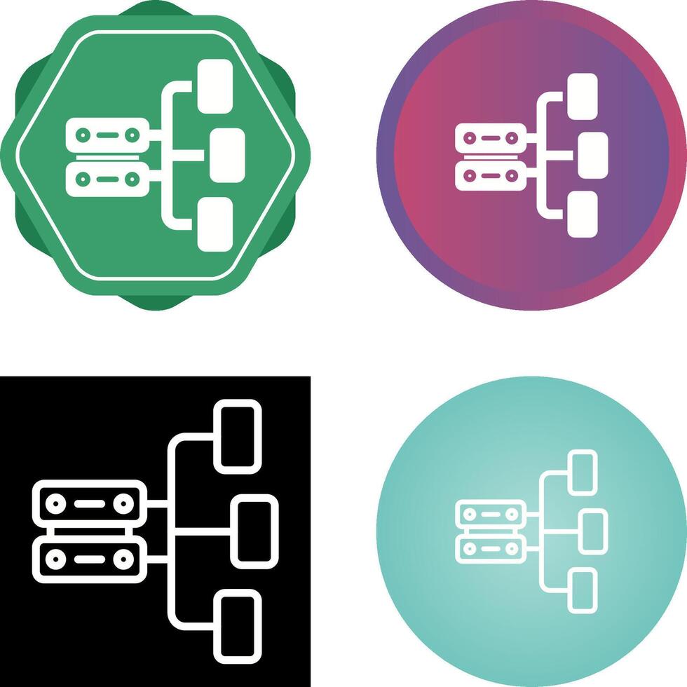Data Architecture Vector Icon