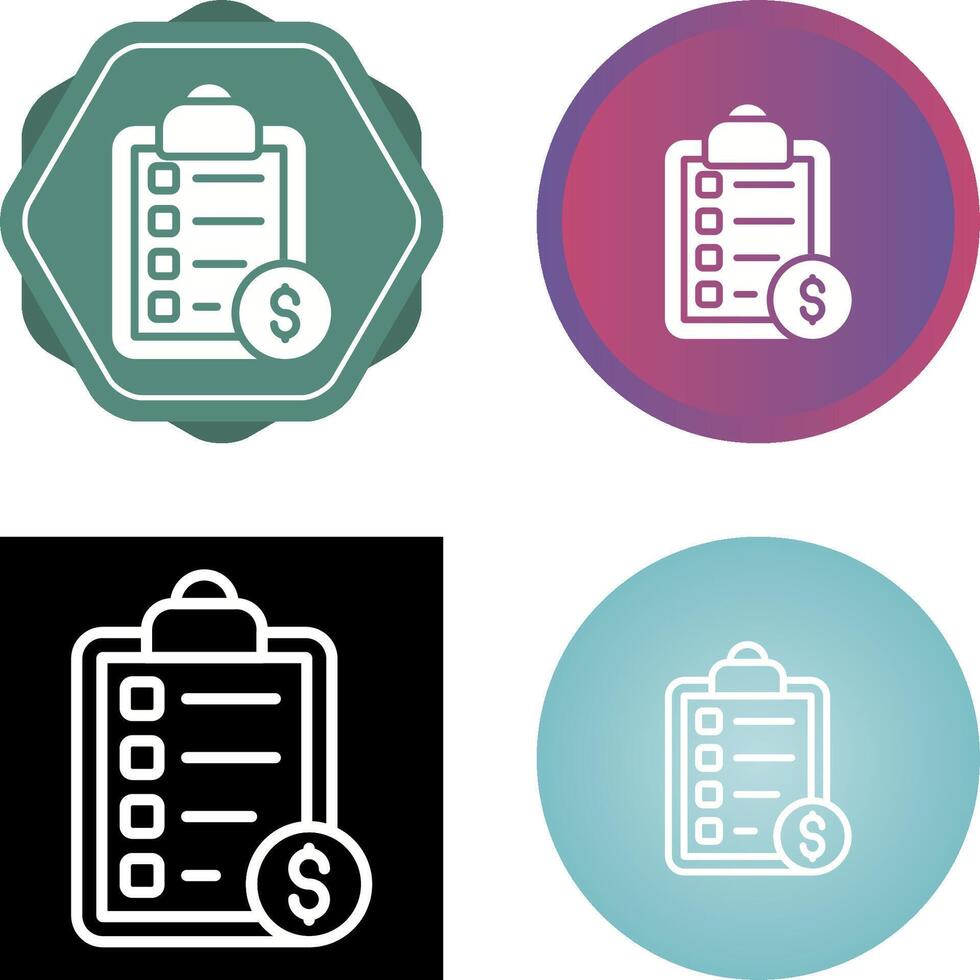 Financial Planning Vector Icon