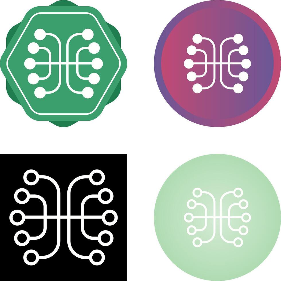 Neural Networks Vector Icon