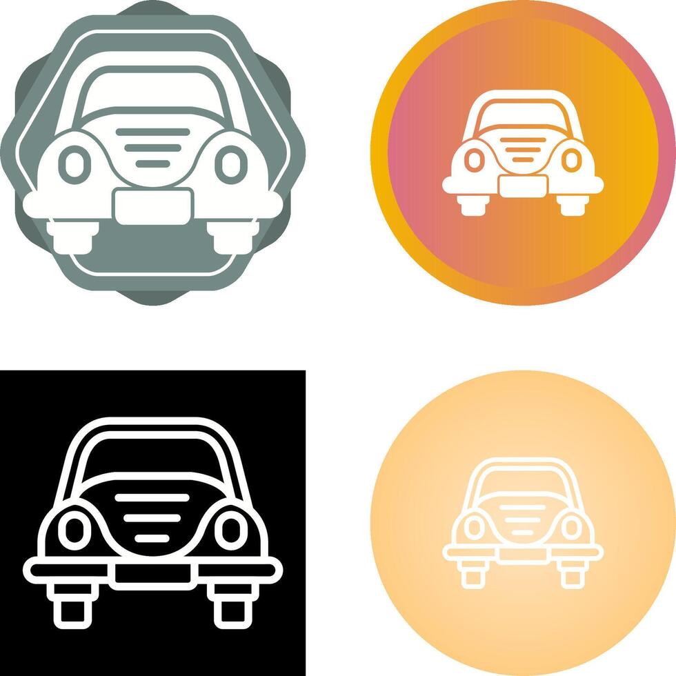 icono de vector de coche