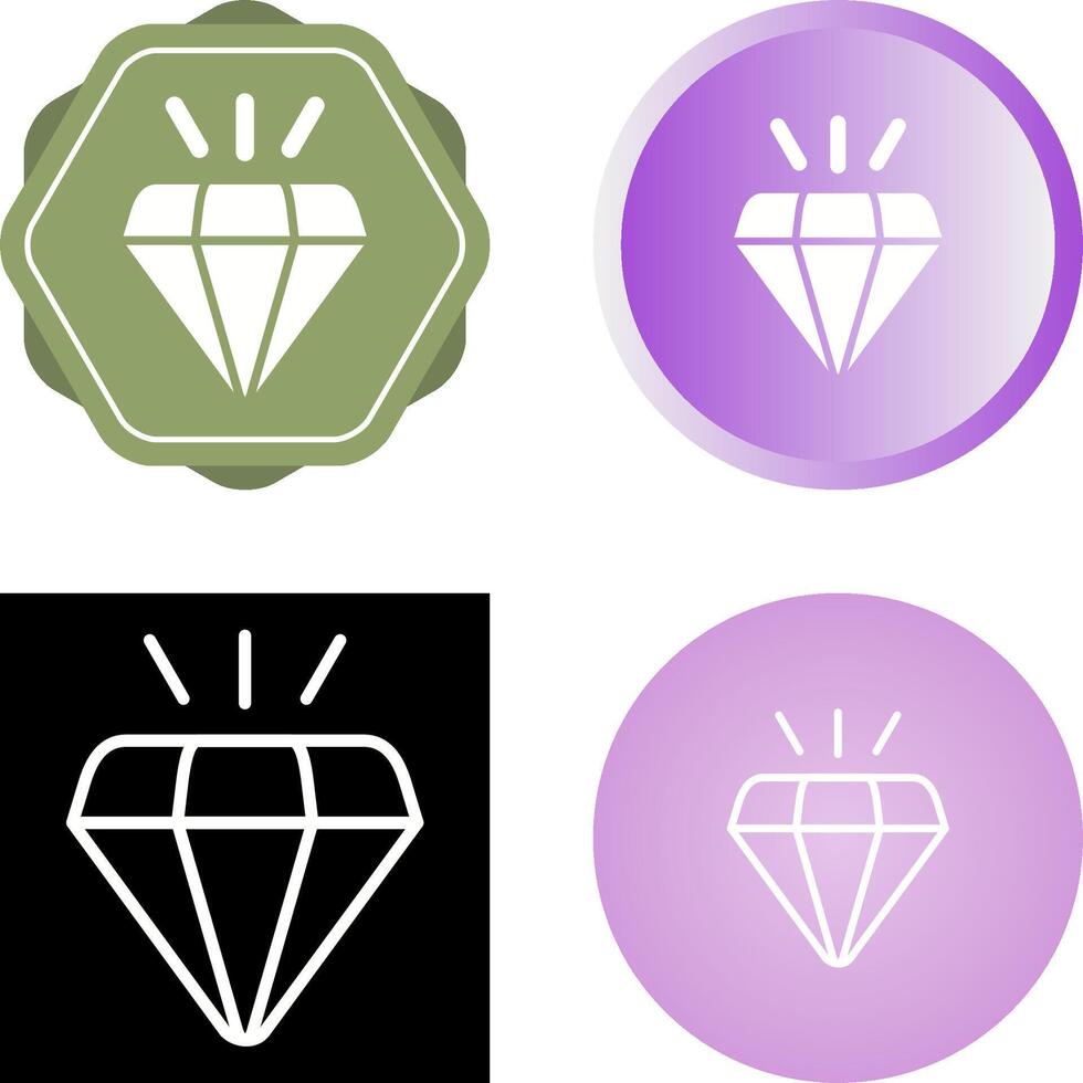 Diamond Vector Icon