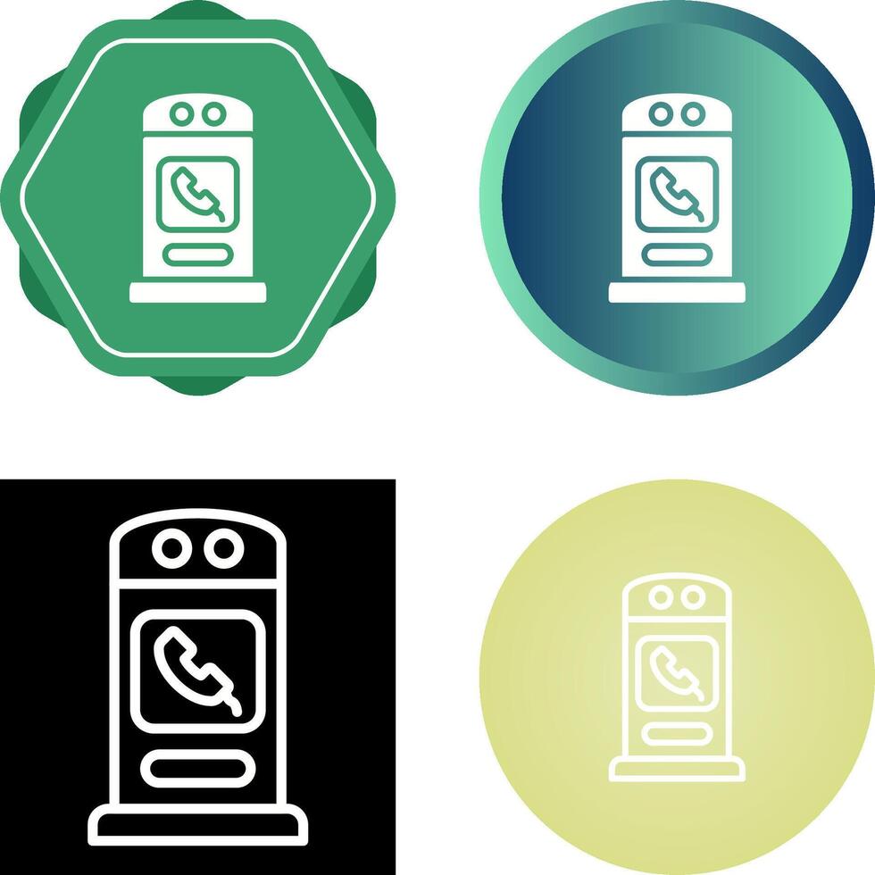 Phone Booth Vector Icon