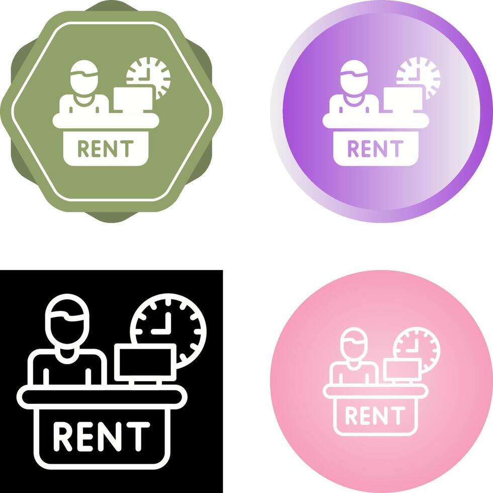 Rental Service Vector Icon