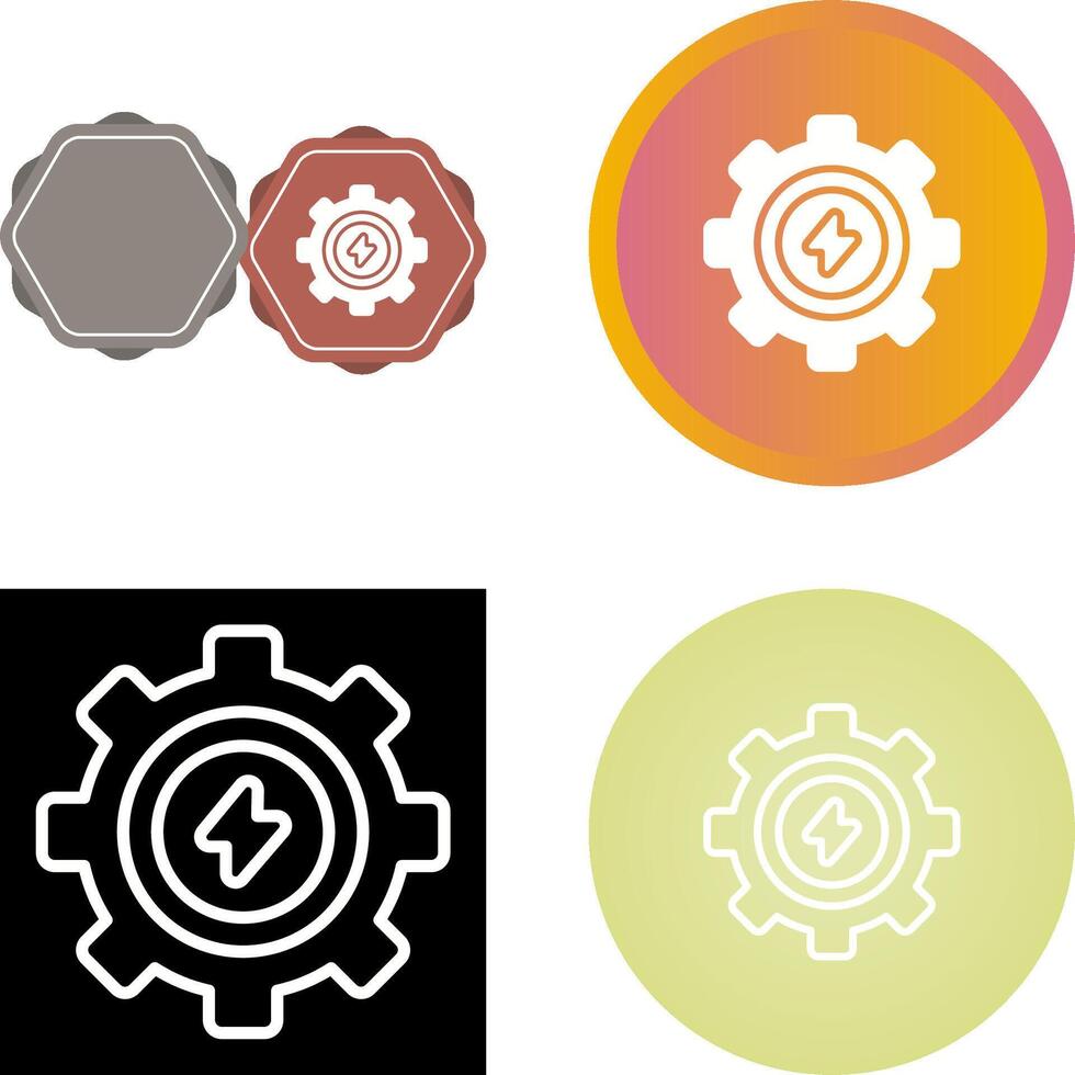 Data Center Power Manageme Vector Icon