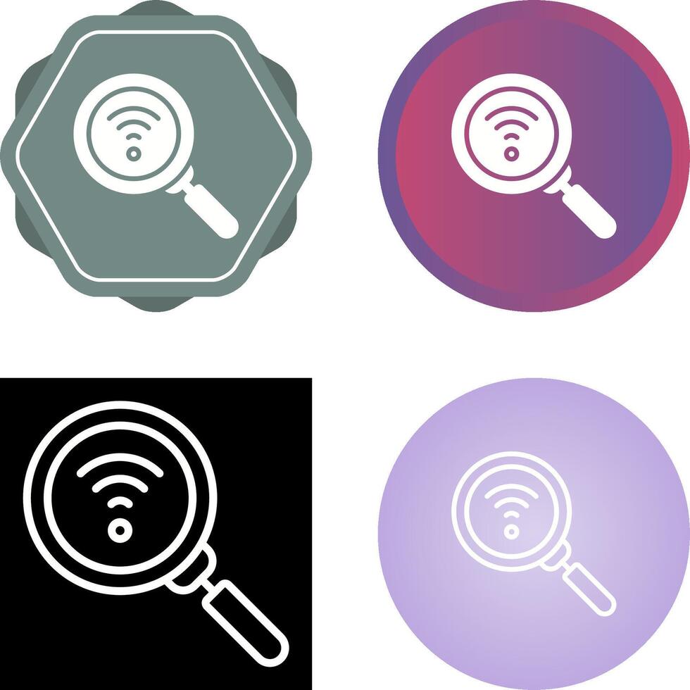 Network Discovery Vector Icon