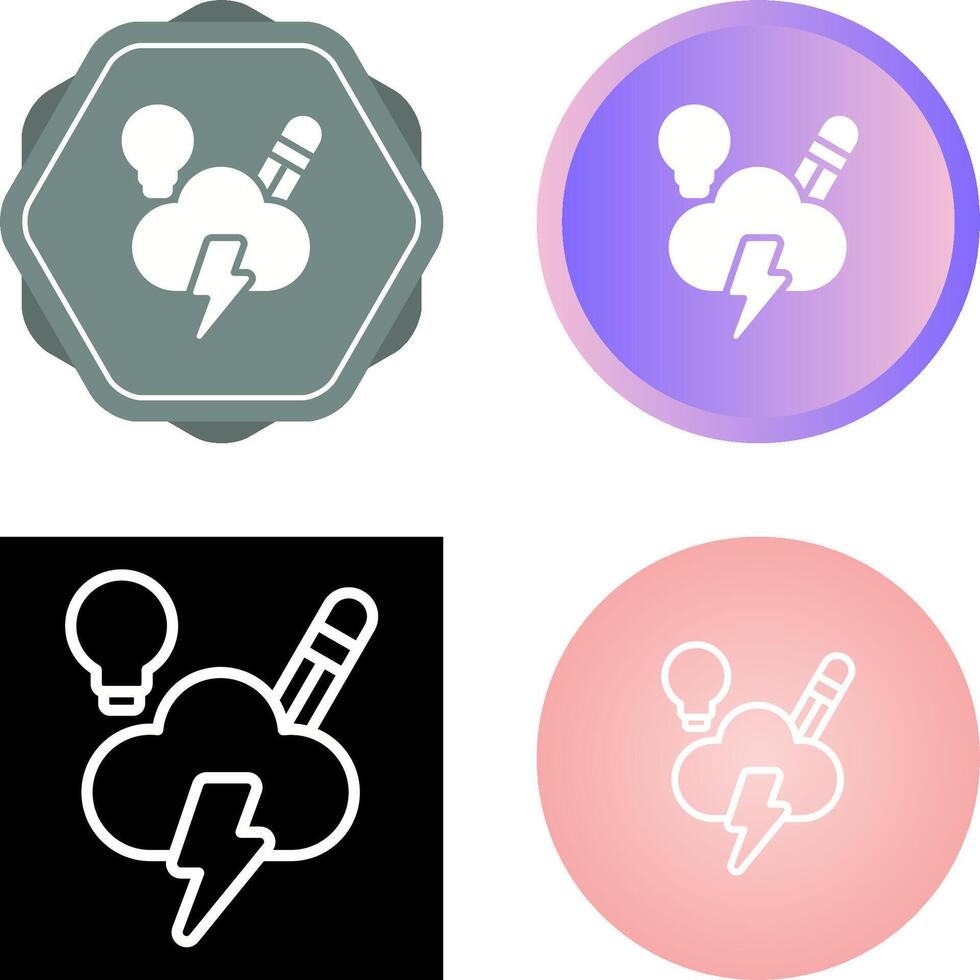 Brainstorming Vector Icon