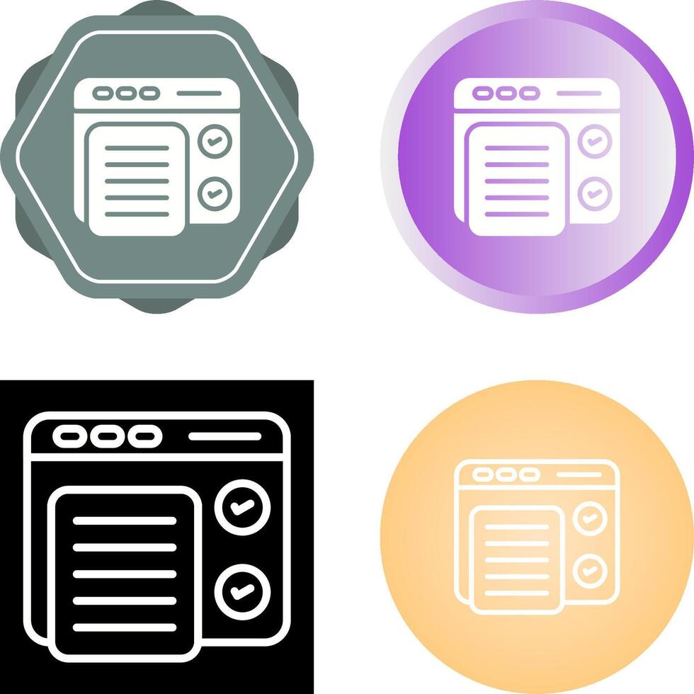 Concept Testing Vector Icon