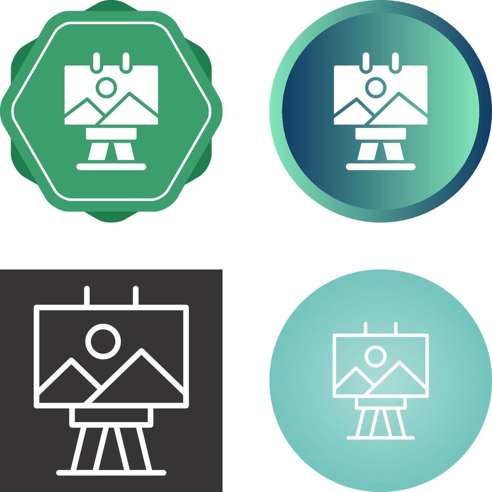 Canvas Vector Icon