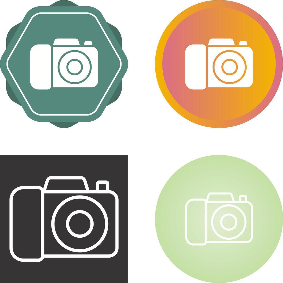 DSLR Camera Vector Icon