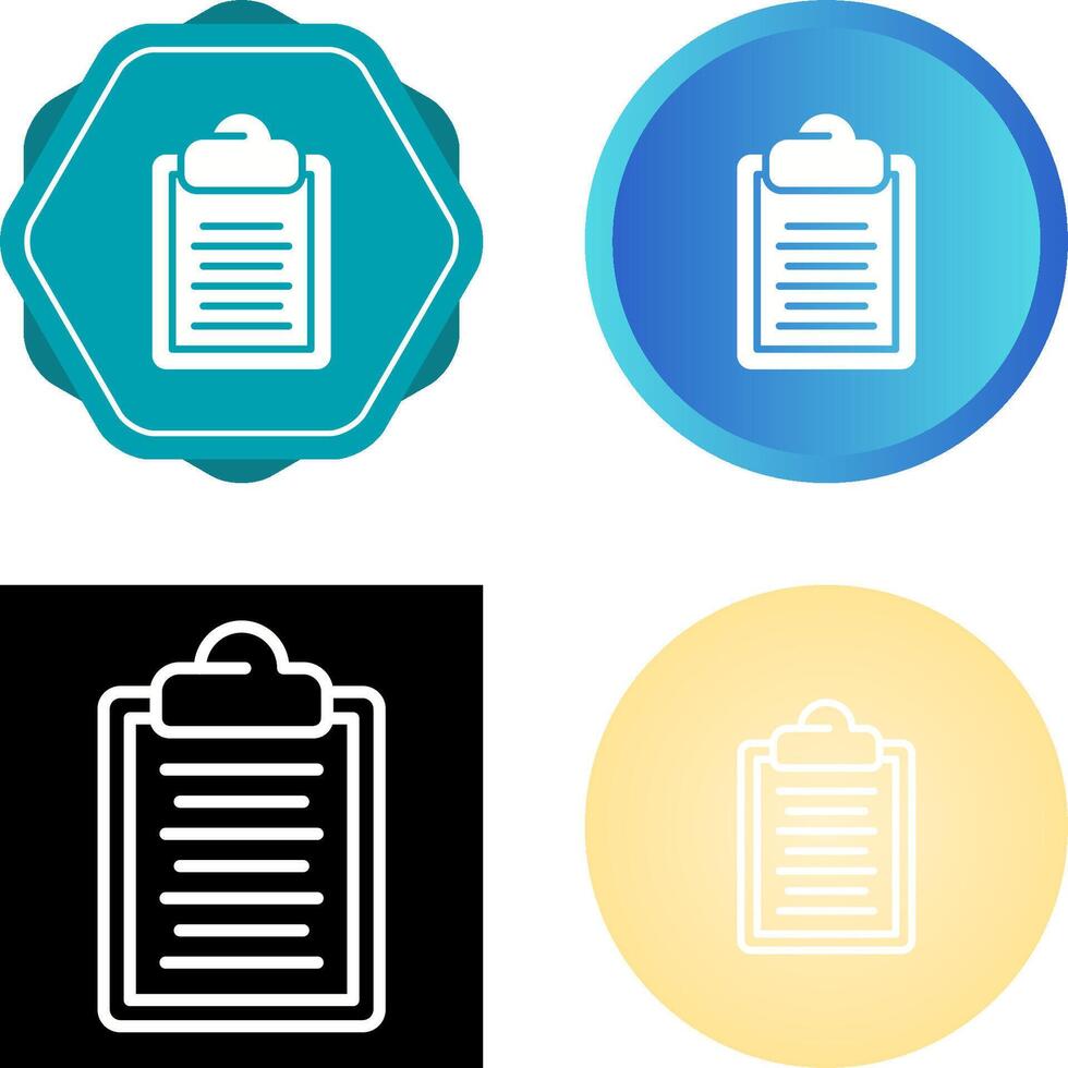 Clipboard Vector Icon