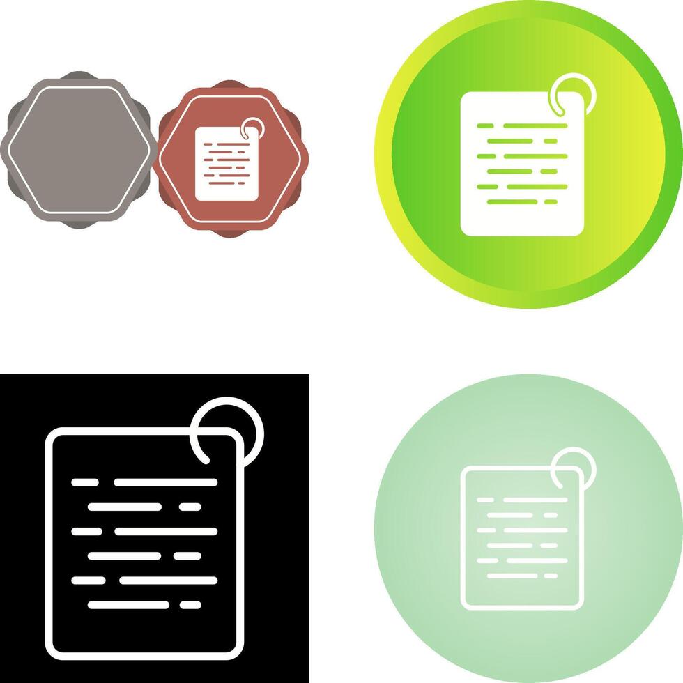 Document Vector Icon