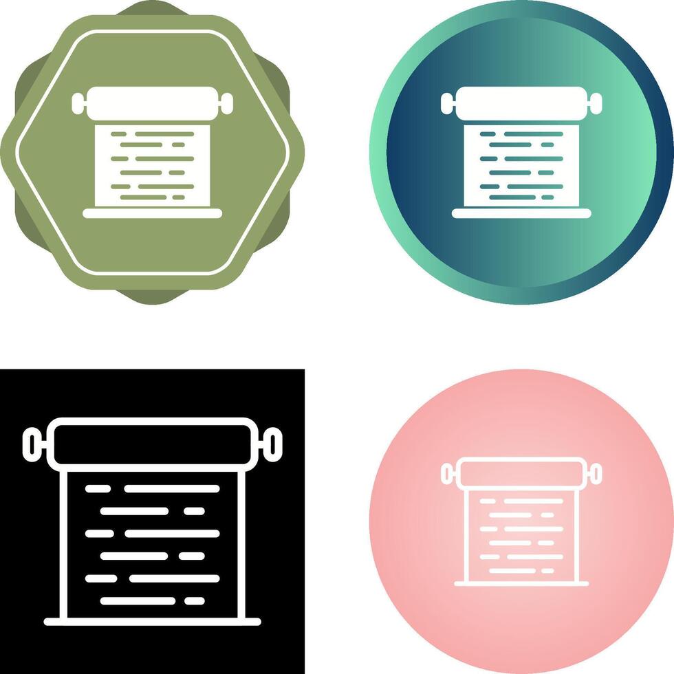 Scroll Vector Icon