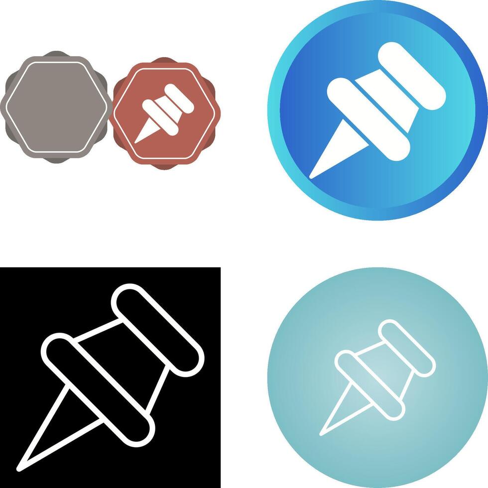 Pushpin Vector Icon