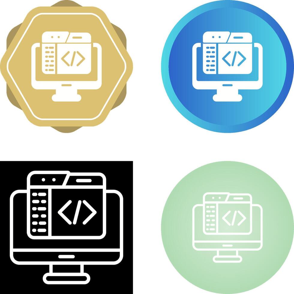 Code Editor Vector Icon