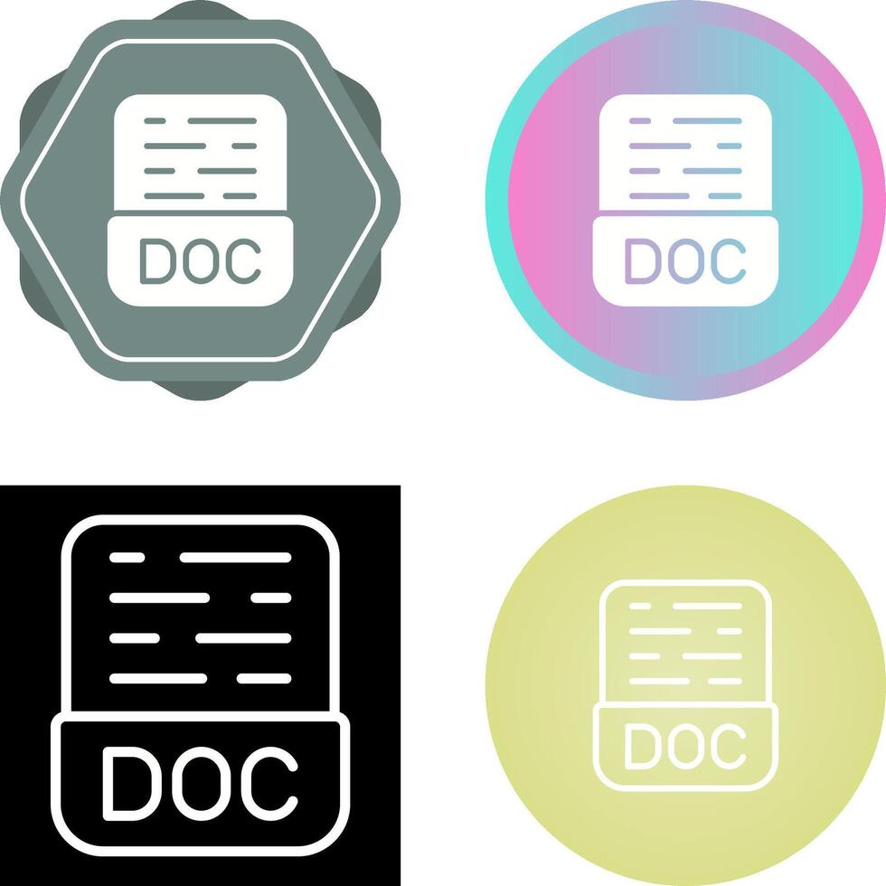 DOC Vector Icon